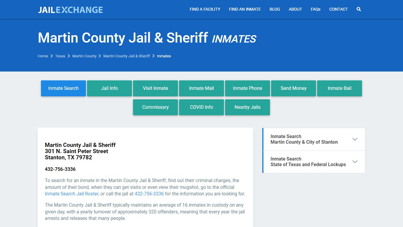 Martin County Jail Inmates | Arrests | Mugshots | TX